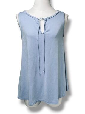 4/$20 Agnes & Dora Light Blue Sleeveless Swing Tank Top Modal Stretch XS
